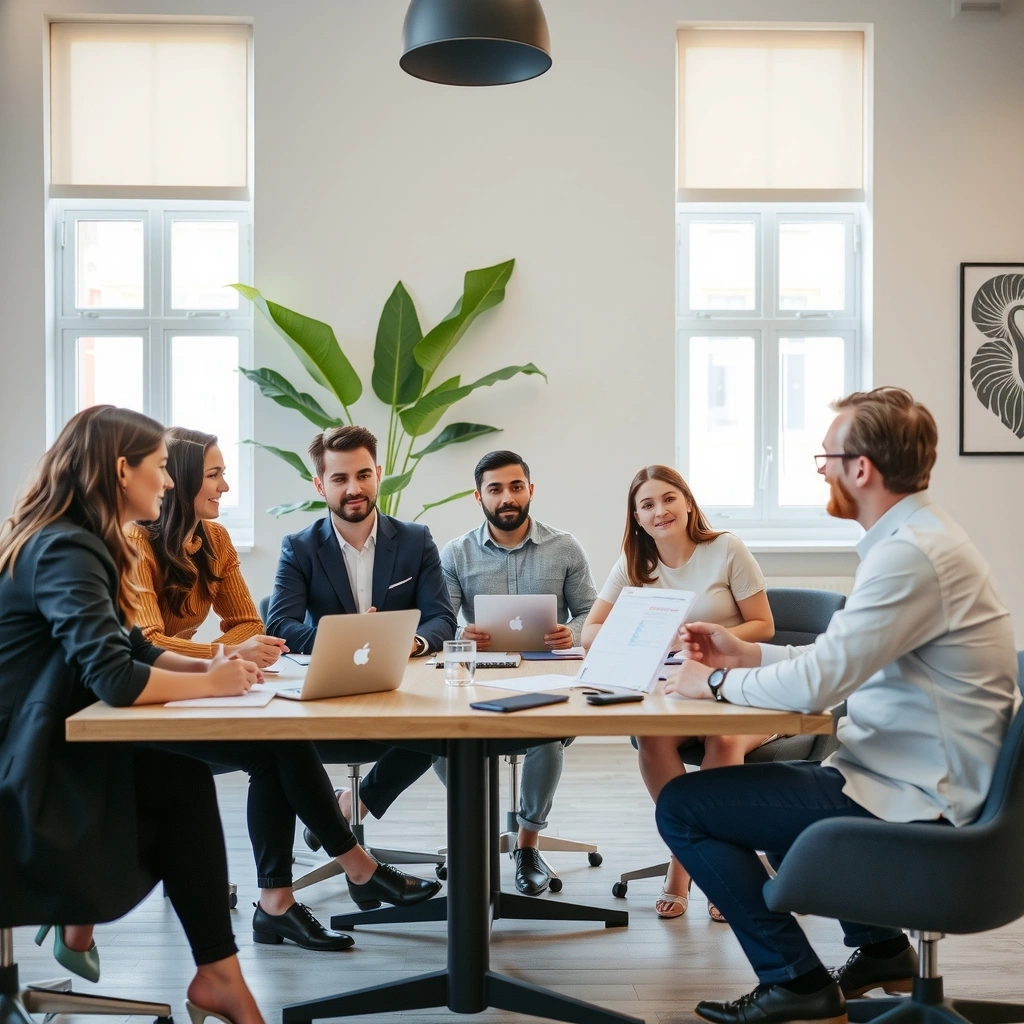 MarketingDrive tým v kanceláři